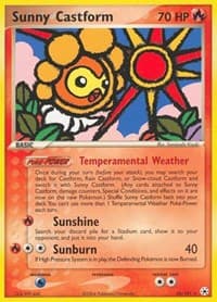 Sunny Castform - EX Hidden Legends - Pokemon card
