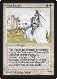 White Knight - Beta Edition - Magic: The Gathering card