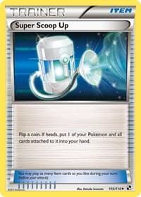 Super Scoop Up - Black and White - Pokemon card