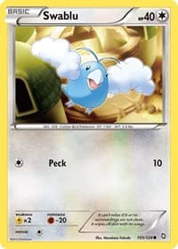 Swablu (105) - Dragons Exalted - Pokemon card