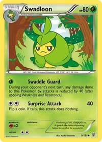 Swadloon - Plasma Storm - Pokemon card