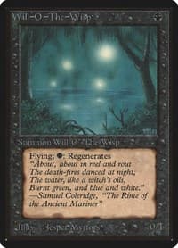 Will-o'-the-Wisp - Beta Edition - Magic: The Gathering card