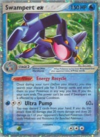 Swampert ex - EX Crystal Guardians - Pokemon card