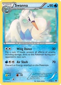 Swanna - Emerging Powers - Pokemon card