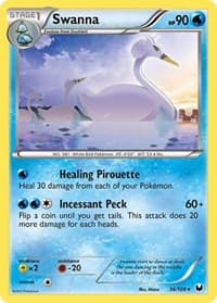 Swanna - Dark Explorers - Pokemon card
