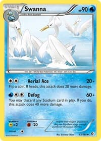Swanna - Boundaries Crossed - Pokemon card