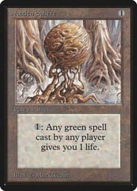 Wooden Sphere - Beta Edition - Magic: The Gathering card