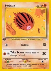 Swinub - Neo Revelation - Pokemon card