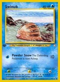 Swinub - Neo Genesis - Pokemon card