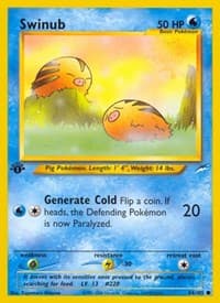 Swinub - Neo Destiny - Pokemon card