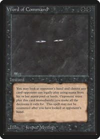 Word of Command - Beta Edition - Magic: The Gathering card