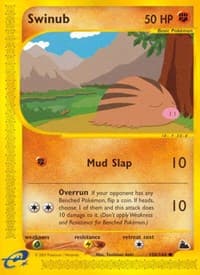 Swinub (108) - Skyridge - Pokemon card
