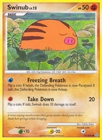 Swinub - Stormfront - Pokemon card