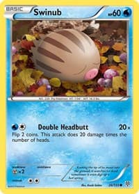 Swinub - Plasma Storm - Pokemon card