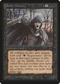Zombie Master - Beta Edition - Magic: The Gathering card
