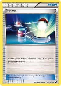 Switch - Black and White - Pokemon card