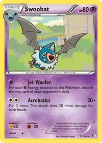 Swoobat - Boundaries Crossed - Pokemon card