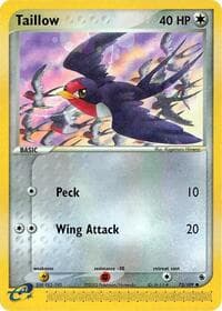Taillow - EX Ruby and Sapphire - Pokemon card