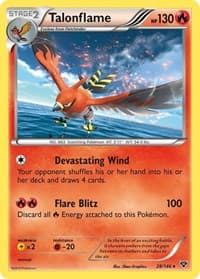 Talonflame - XY Base Set - Pokemon card
