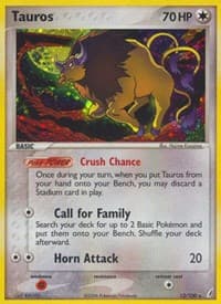 Tauros - EX Crystal Guardians - Pokemon card