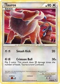 Tauros - Unleashed - Pokemon card