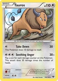 Tauros - XY Base Set - Pokemon card