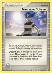 Team Aqua Schemer - EX Team Magma vs Team Aqua - Pokemon card