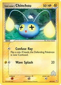 Team Aqua's Chinchou - EX Team Magma vs Team Aqua - Pokemon card