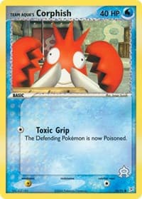 Team Aqua's Corphish - EX Team Magma vs Team Aqua - Pokemon card