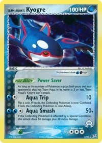 Team Aqua's Kyogre - EX Team Magma vs Team Aqua - Pokemon card
