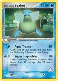 Team Aqua's Sealeo - EX Team Magma vs Team Aqua - Pokemon card