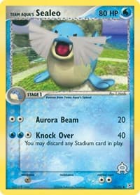 Team Aqua's Sealeo - EX Team Magma vs Team Aqua - Pokemon card