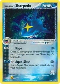 Team Aqua's Sharpedo - EX Team Magma vs Team Aqua - Pokemon card