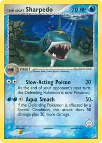 Team Aqua's Sharpedo - EX Team Magma vs Team Aqua - Pokemon card