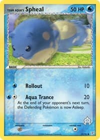 Team Aqua's Spheal - EX Team Magma vs Team Aqua - Pokemon card