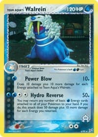 Team Aqua's Walrein - EX Team Magma vs Team Aqua - Pokemon card