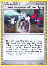 Team Galactic's Invention G-103 Power Spray - Platinum - Pokemon card