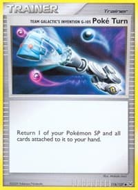 Team Galactic's Invention G-105 Poke Turn - Platinum - Pokemon card