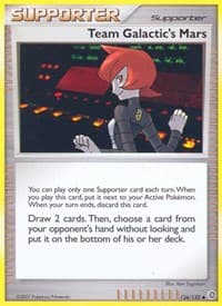 Team Galactic's Mars - Secret Wonders - Pokemon card
