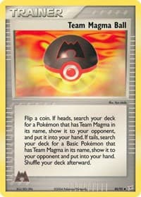 Team Magma Ball - EX Team Magma vs Team Aqua - Pokemon card