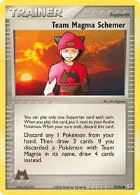 Team Magma Schemer - EX Team Magma vs Team Aqua - Pokemon card