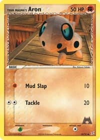 Team Magma's Aron - EX Team Magma vs Team Aqua - Pokemon card