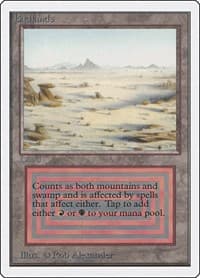 Badlands - Unlimited Edition - Magic: The Gathering card