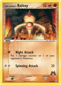 Team Magma's Baltoy - EX Team Magma vs Team Aqua - Pokemon card