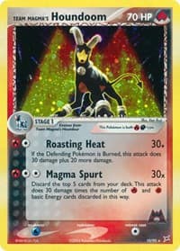 Team Magma's Houndoom - EX Team Magma vs Team Aqua - Pokemon card