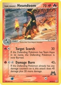 Team Magma's Houndoom - EX Team Magma vs Team Aqua - Pokemon card