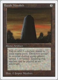 Basalt Monolith - Unlimited Edition - Magic: The Gathering card