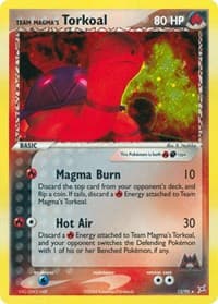 Team Magma's Torkoal - EX Team Magma vs Team Aqua - Pokemon card