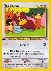 Teddiursa - Neo Discovery - Pokemon card