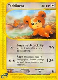 Teddiursa - Skyridge - Pokemon card